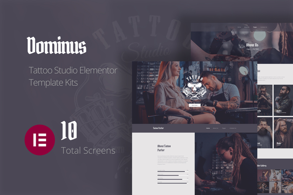 Dominus - Tattoo Studio Elementor Template-Kits